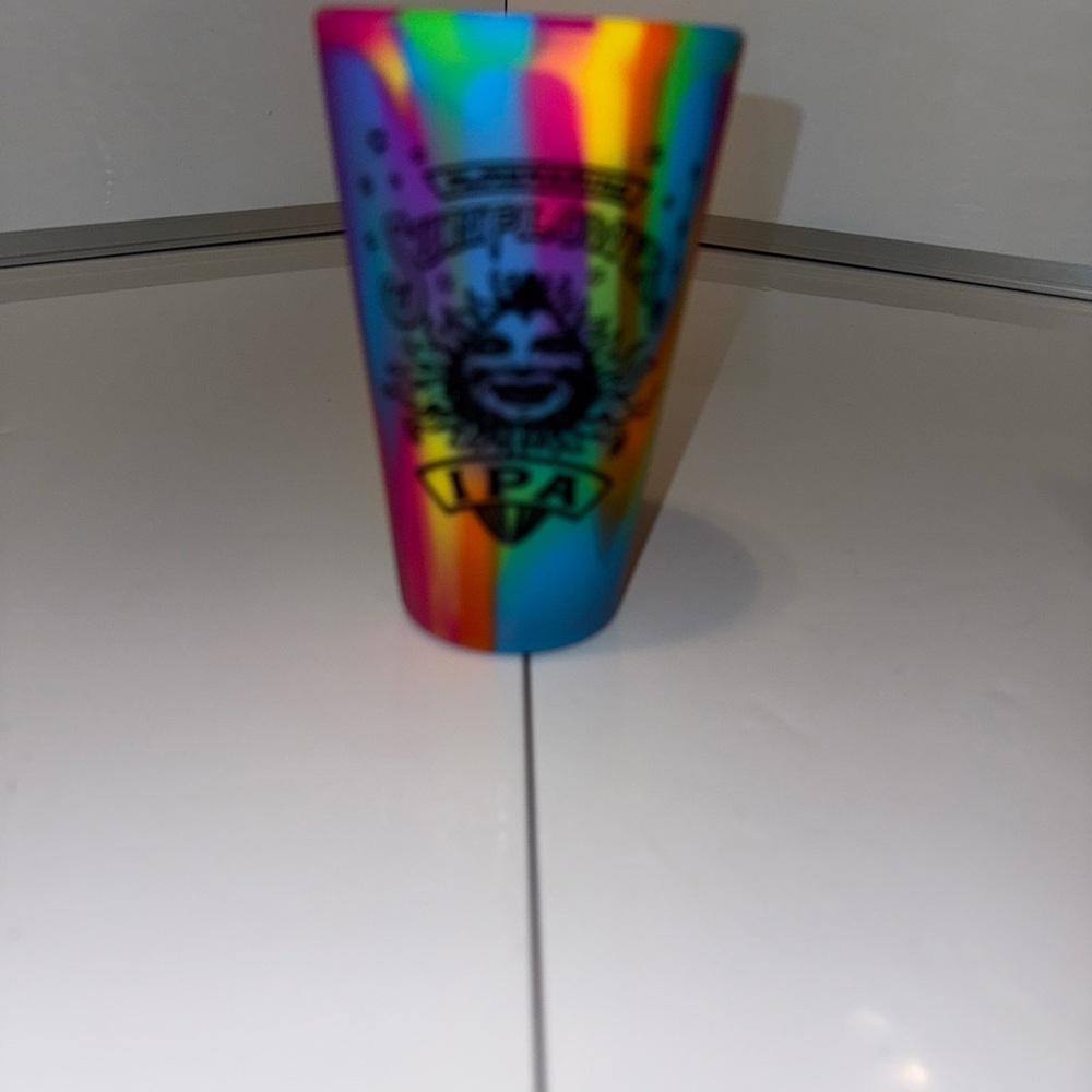 McMenamins Silicone 16 Oz Sunflower IPA Cup Silipint Tie Dye